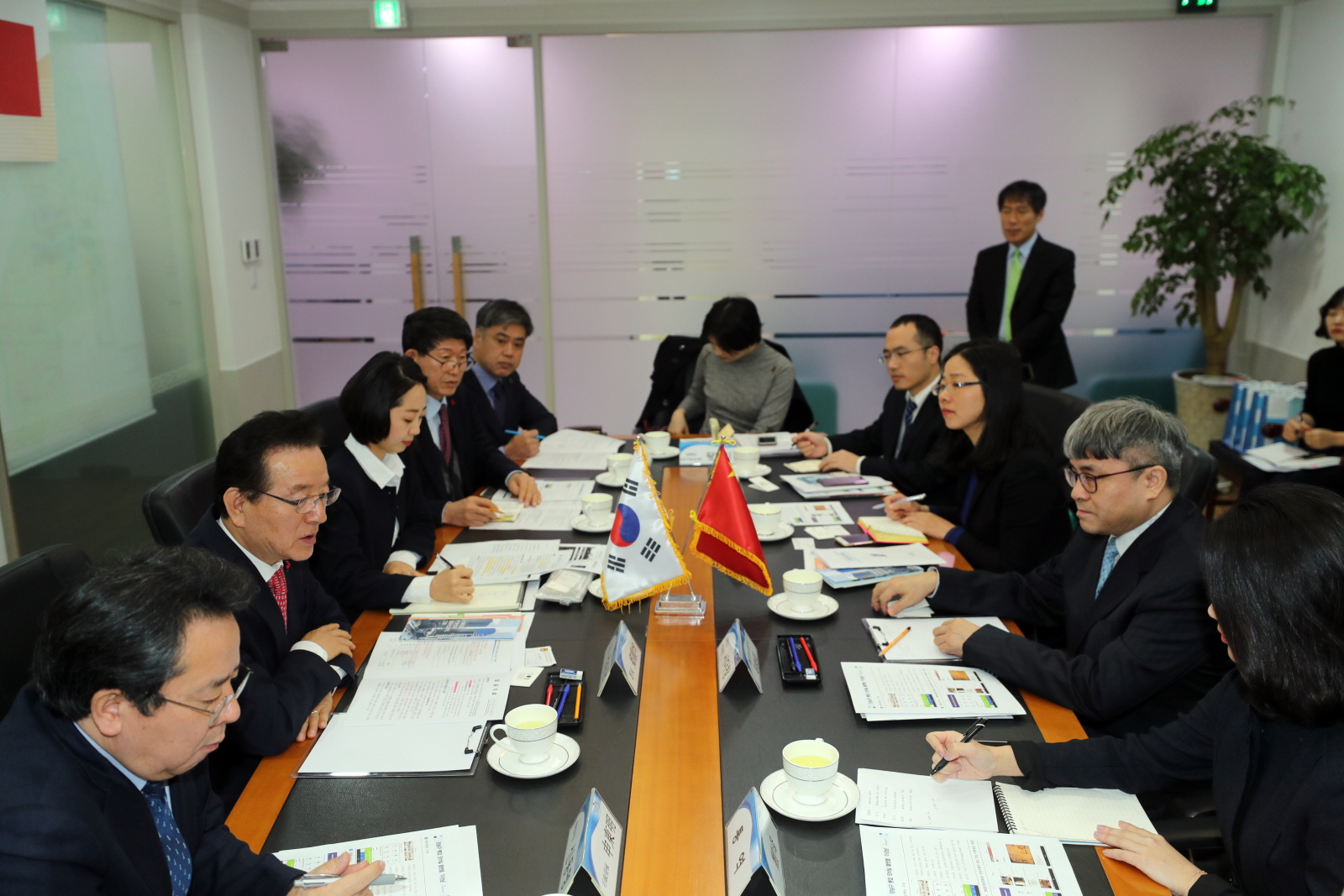 강남구, 중국 상하이 푸둥신구 대표단과 간담회