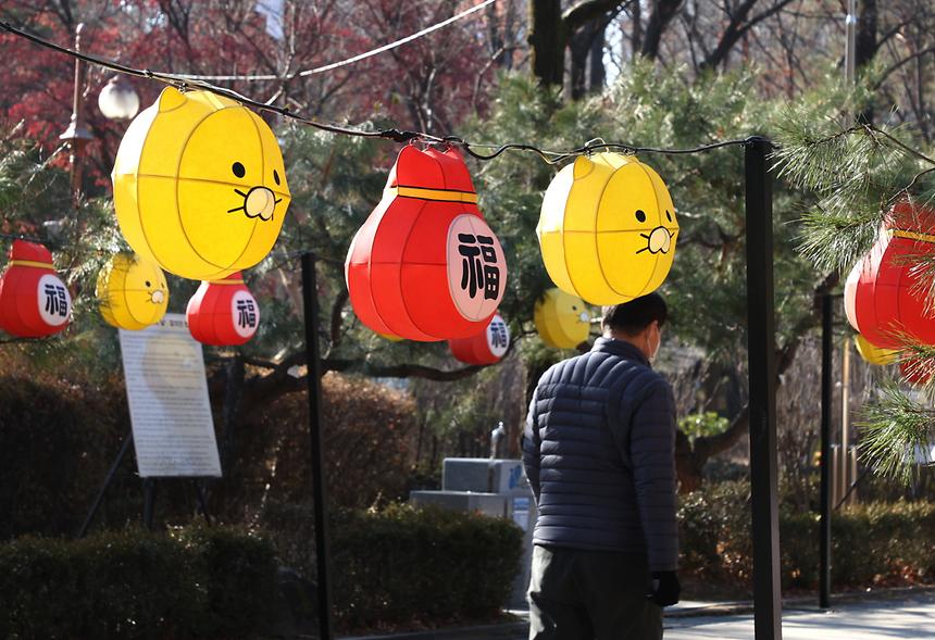 도산공원에서 라이언·춘식이와 새해 복 나눠요~ - 3