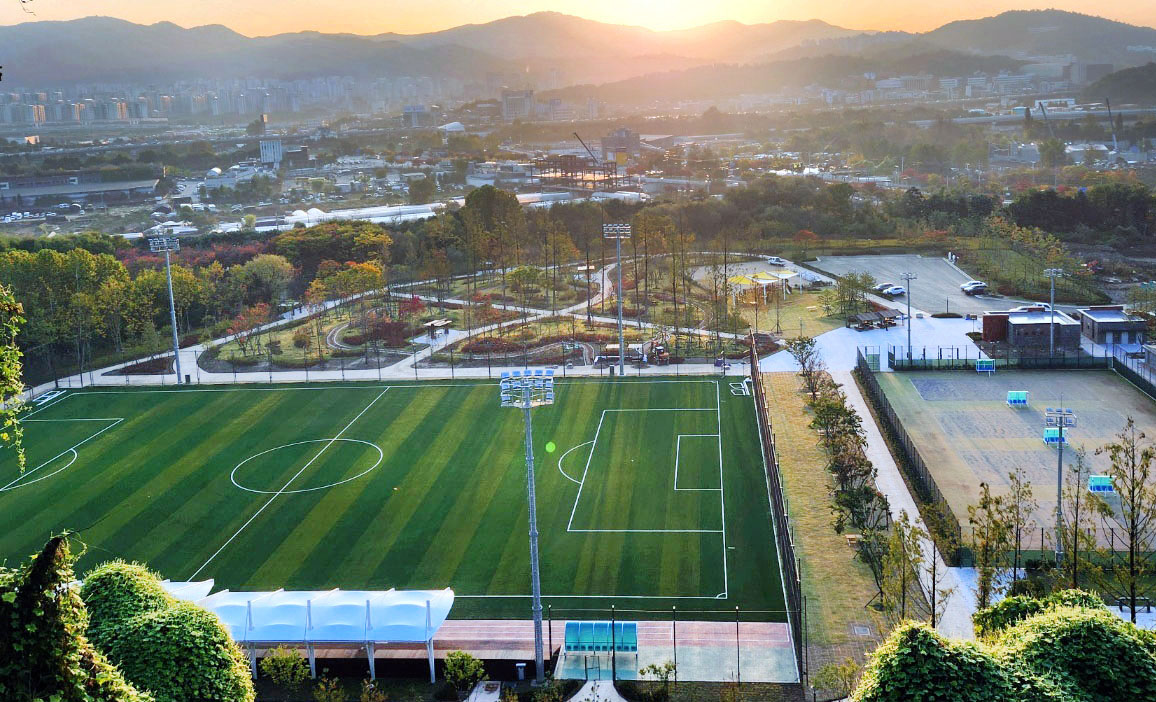 50년간 방치된 돌산에서  '강남세곡체육공원'으로 탈바꿈